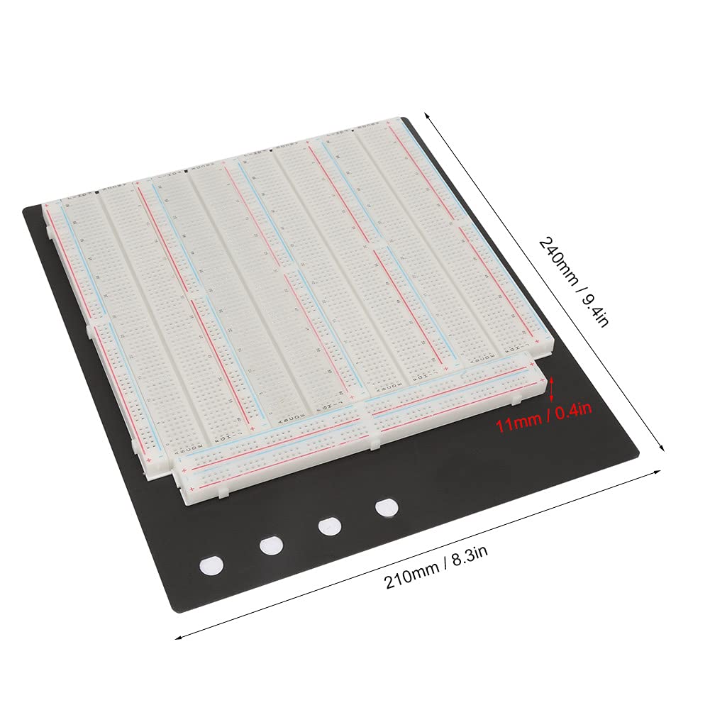 Bread Board, 3220 Tie Points Breadboard Solderless Breadboard Reusable Circuit Testing Board for Electronics Testig DIY Item