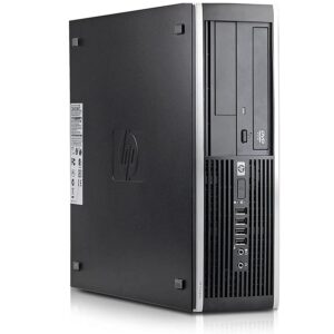 HP Elite Desktop Computer PC, 3.1 GHz, Intel Core i5 3rd Gen, 8GB RAM, 500GB HDD, MTG New 20 inch LED Monitor, RGB Speaker and Keyboard Mouse, WiFi, Windows 10 Pro (Renewed)