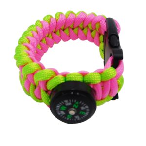 bracelet usb flash drives thumb drive pendrives for travel companion and outdoor sports lovers (32gb pink-yellow)