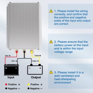 ROADGIVE Converter Voltage Reducer 60A 720W 12V Golf Cart 48V 36V to 12V Converter Voltage Regulator Golf Cart Voltage Converter Truck Power Transformer Waterproof