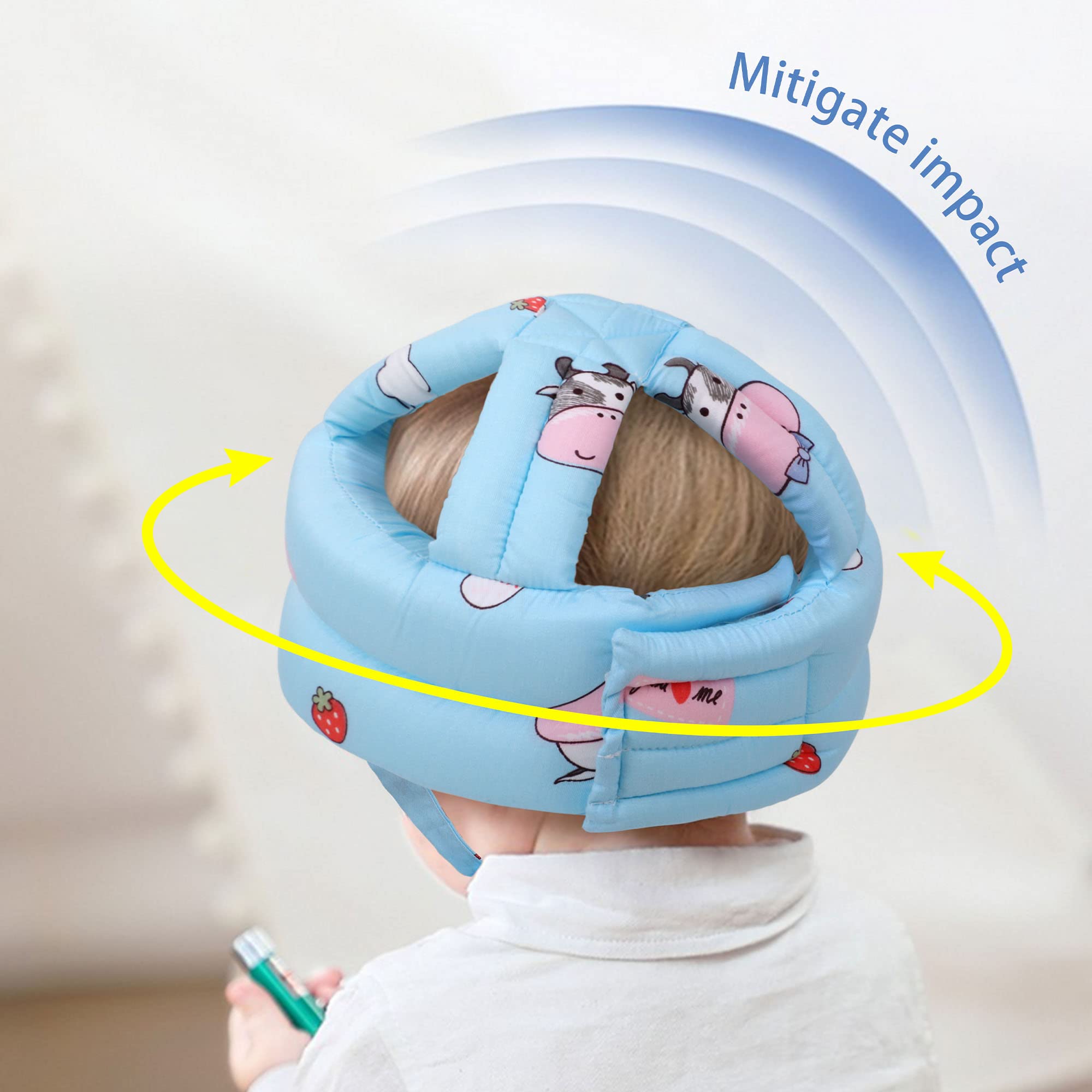 Simplicity Baby Infant Toddler No Bumps Safety Helmet Head Cushion Bumper Bonnet