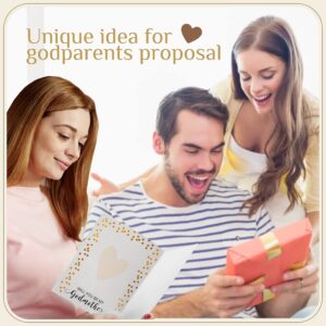 97 Decor Will You Be My Godparents Proposal Gift - God Parents Presents Proposal Ideas, Godparent Gifts from Godchild for Baptism, Godparents Proposal Card, Asking Godmother Godfather Invitation