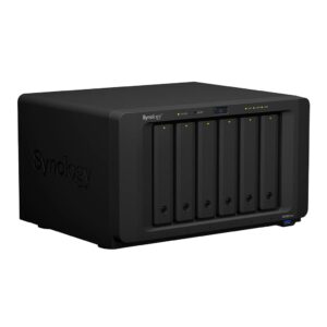 Synology DiskStation DS1621xs+ NAS Server with Xeon 2.2GHz CPU, 32GB Memory, 60TB HDD Storage, 1TB M.2 NVMe SSD, 1 x 10GbE LAN Port, DSM Operating System