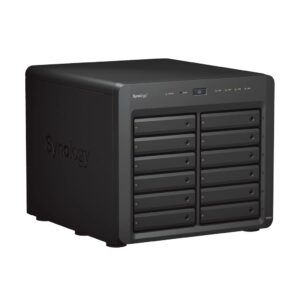 Synology DiskStation DS2422+ NAS Server with Ryzen 2.2GHz CPU, 32GB Memory, 48TB SSD Storage, 4 x 1GbE LAN Port, DSM Operating System