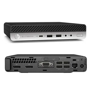 HP 800 G3 Mini Business Desktop Intel Core i7-6700T,32GB DDR4 RAM,1TB SSD Hard Drive (Renewed)