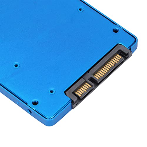 EATC SSD Enclosure, 6Gbps Lightweight Aluminum Computer SSD Hard Drive Adapter for Hard Drive Blue