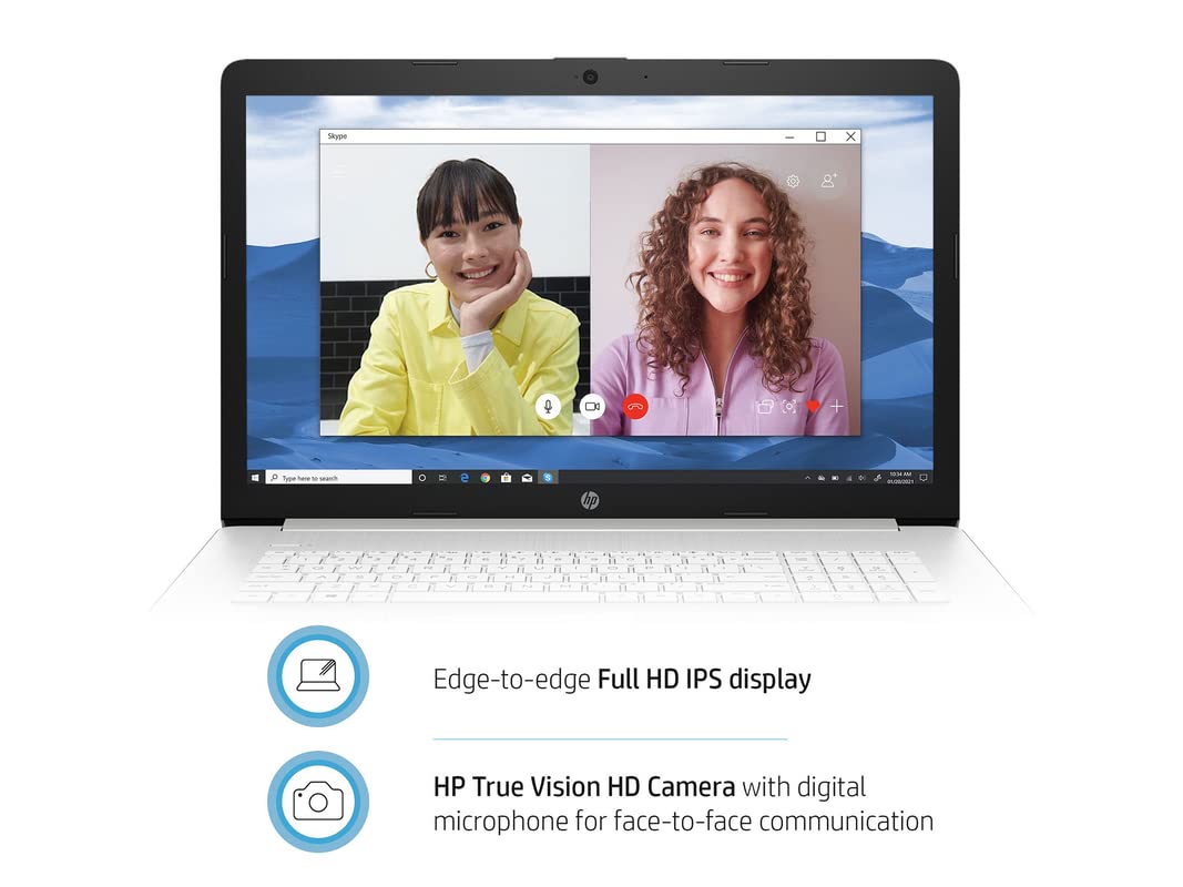 HP 2022 17.3" FHD IPS Laptop, 11th Gen Intel Core i5-1135G7(Beats i7-1065G7), 16GB RAM, 512GB PCIe SSD, Backlit Keyboard, Intel Iris Xe Graphics, HD Webcam, Windows 11 Pro, Silver, 32GB USB Card