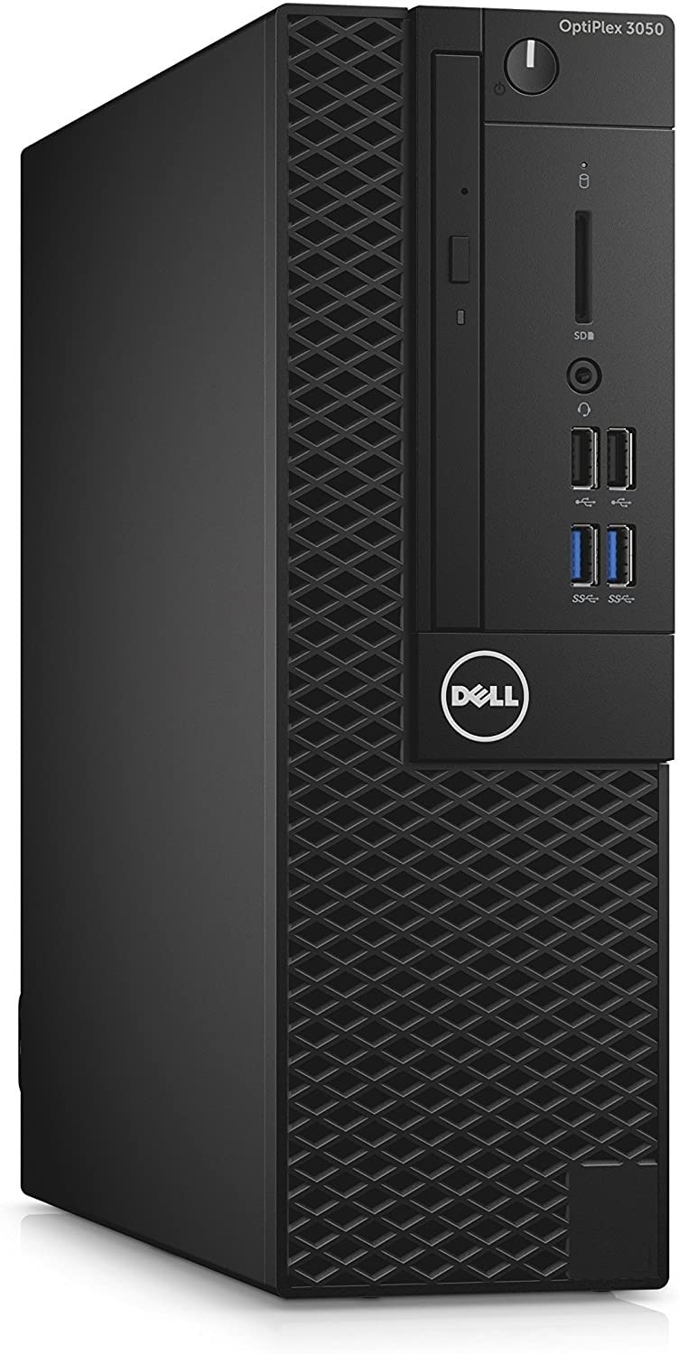 DELL 3050 Small Form Factor Desktop Intel Core i3-6100,16GB DDR4 RAM,256GB SSD Hard Drive (Renewed)