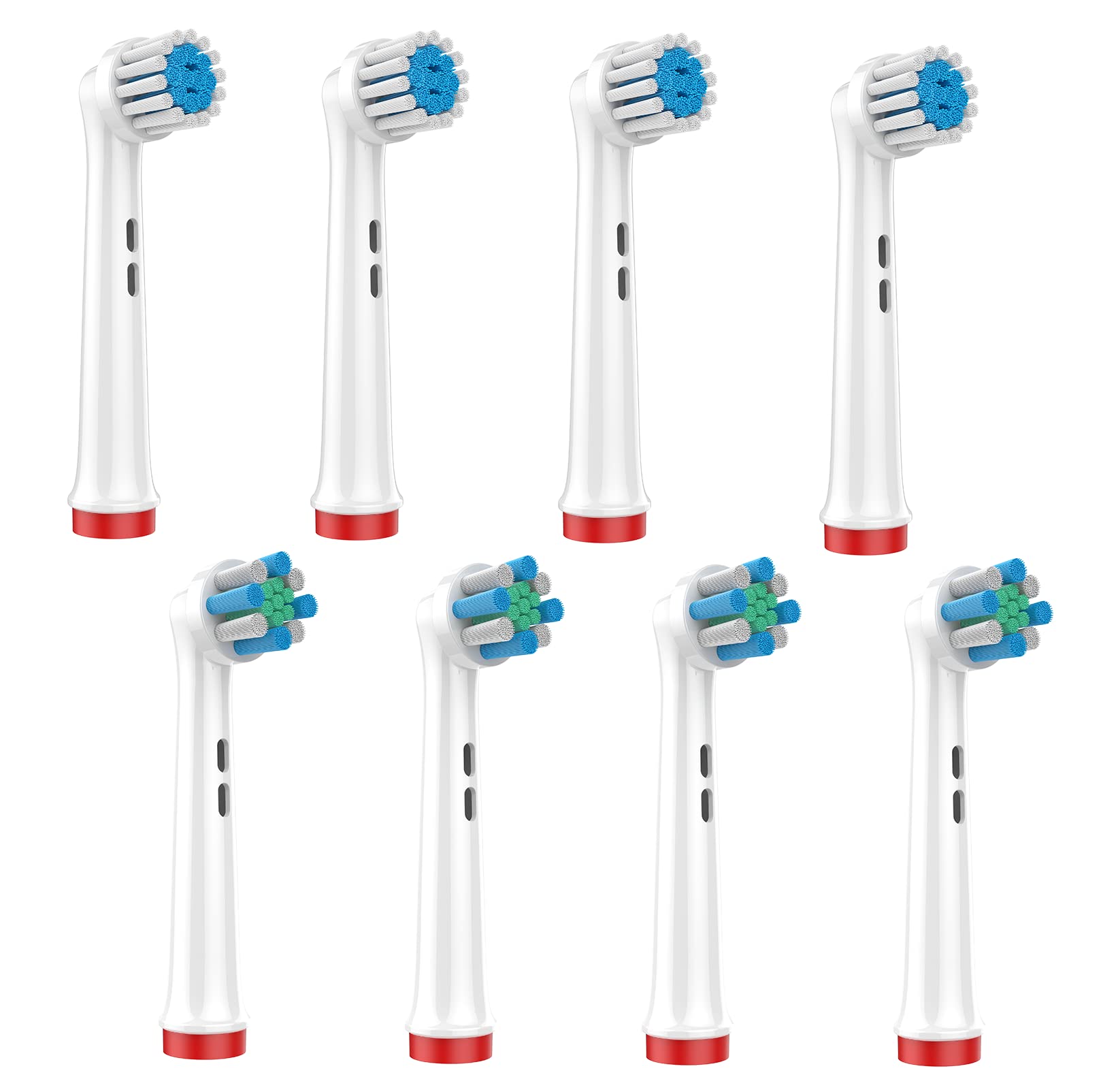 Benzili for Oral B Replacement Heads,Braun Replacement Brush Heads,Deep Cleaning Toothbrush Replacement Heads,Compatible with 7000/Pro 1000/9600/ 5000/3000/8000/-8 Pack