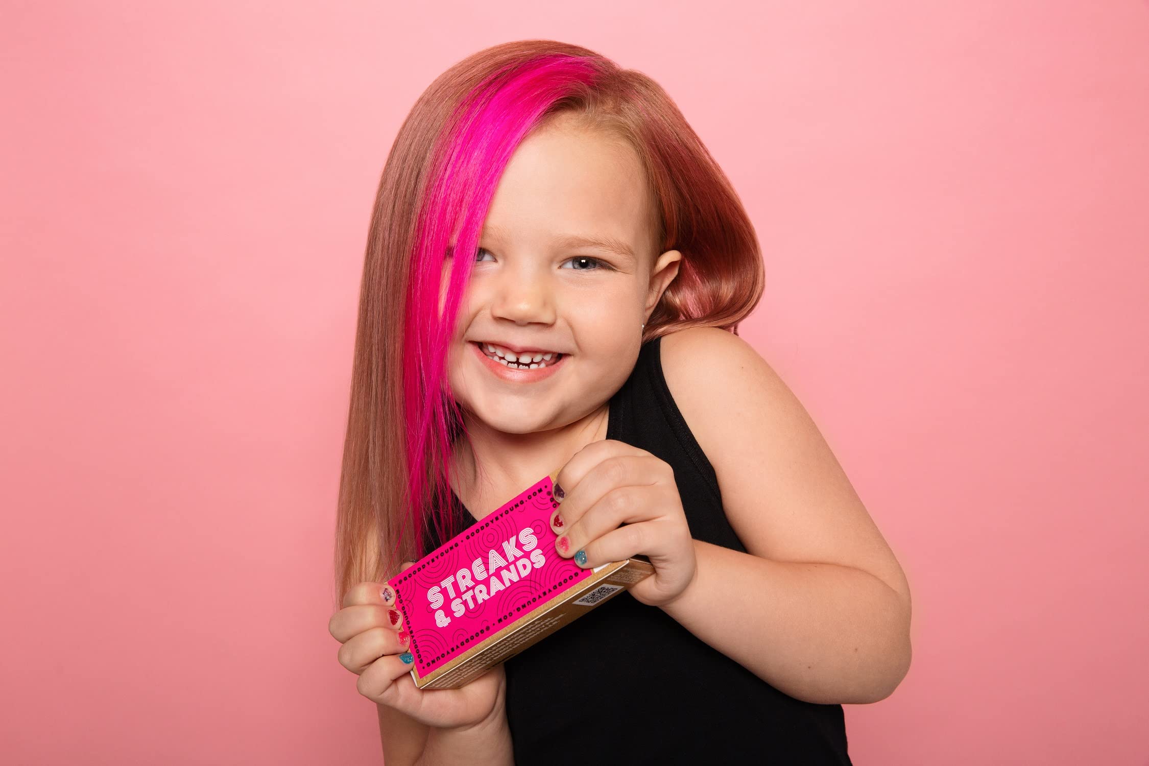 Good Dye Young Streaks and Strands Semi Permanent Hair Dye (Ex-Girl Pink) – UV Protective Temporary Hair Color Lasts 15-24+ Washes – Conditioning Pink Hair Dye – PPD free Hair Dye-Cruelty-Free & Vegan