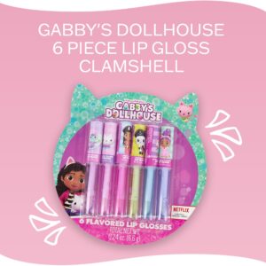 Gabby's Dollhouse 6 Piece Lip Gloss Clamshell