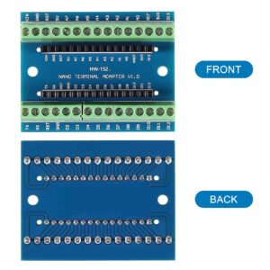 ACEIRMC 6pcs Nano V3.0 3.0 Controller Terminal Adapter Expansion Board Nano IO Shield Simple Extension Plate for Arduino Mano AVR ATMEGA328P