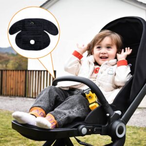 4PCS Piddle Pad Car Seat Protector for Potty Training Toddlers, Waterproof Liner Car Seat Saver Stroller for Infants Baby, Machine Wash and Dry (2 Black + 2 Grey)