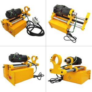 LGXEnzhuo Line Portable Boring Machine 110V XDT40 45-180MM Capacity Engineering Mechanical Hole Drilling Tool with 4.9ft Boring Bar and Accessories