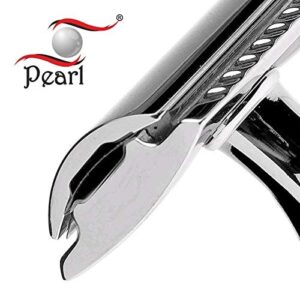 Pearl Shaving Double Edge Close Comb Safety Razor for Men - Reusable Ecofriendly DE shaving Razor for Men | Premium Single Blade Razor for Men Razor | Classic & Traditional Shaving Kit for Men | Men's