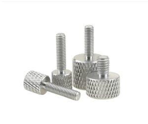 20 pcs aluminum knurling fully threaded hand twistscrew,for motherboard installation etc.m3x6mm(type e)