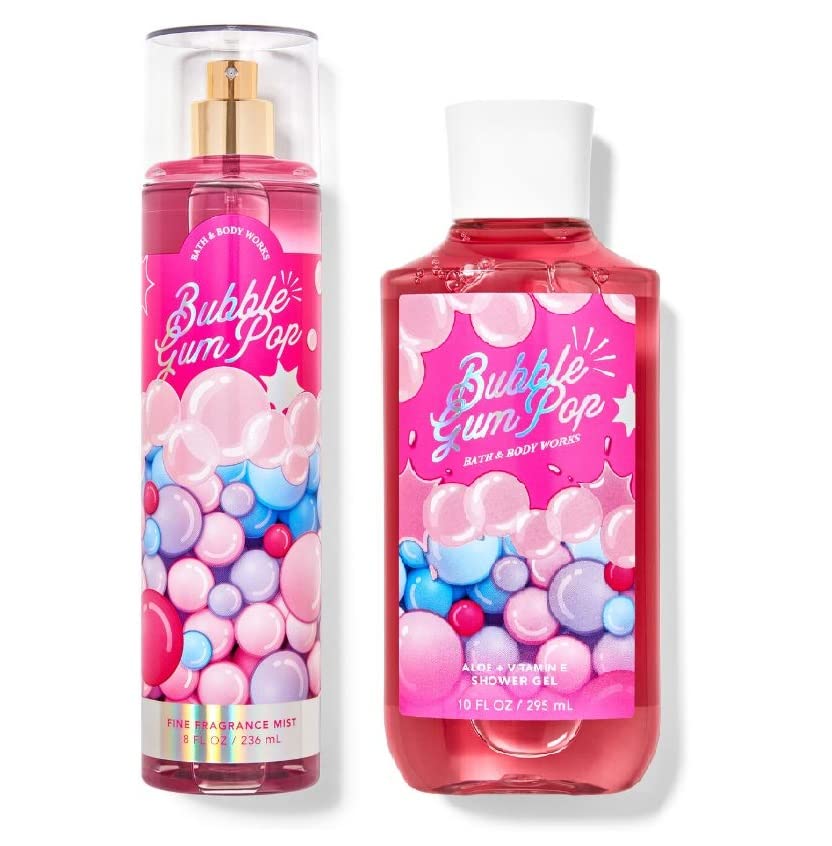 Bubble Gum Pop Gift Set Duo - Includes Shower Gel and Fine Fragrance Mist - Full Size