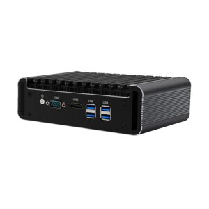 HUNSN Micro Firewall Appliance, Mini PC, OPNsense, VPN, Router PC, Intel Core I7 1165G7, RJ07, AES-NI, 6 x Intel 2.5GbE I226-V LAN, COM, HDMI, 16G RAM, 256G SSD