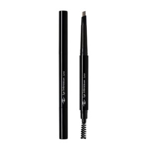 Eye Embrace Luna: Light Brown-Gray Eyebrow Pencil – Waterproof, Double-Ended Automatic Angled Tip & Spoolie Brush, Cruelty-Free