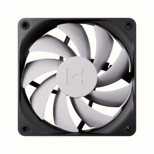 HYTE Flow FA12 Triple Fan Pack (120mm), High Performance PWM Gaming Case Fan, 1500 RPM, 4-PIN, Fluid Dynamic Bearing, White