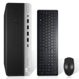 hp gaming desktop i5 prodesk 600 g3 small form factor,renewed pc windows 10,16gb ddr4, 1tb nvme ssd m.2 + 2tb hdd,nvidia geforce gt 1030 2gb,hdmi,wi-fi,bt,dvd,wireless keyboard & mouse