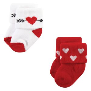 Hudson Baby Baby Holiday Newborn Terry Socks, Valentine Easter, 6-12 Months