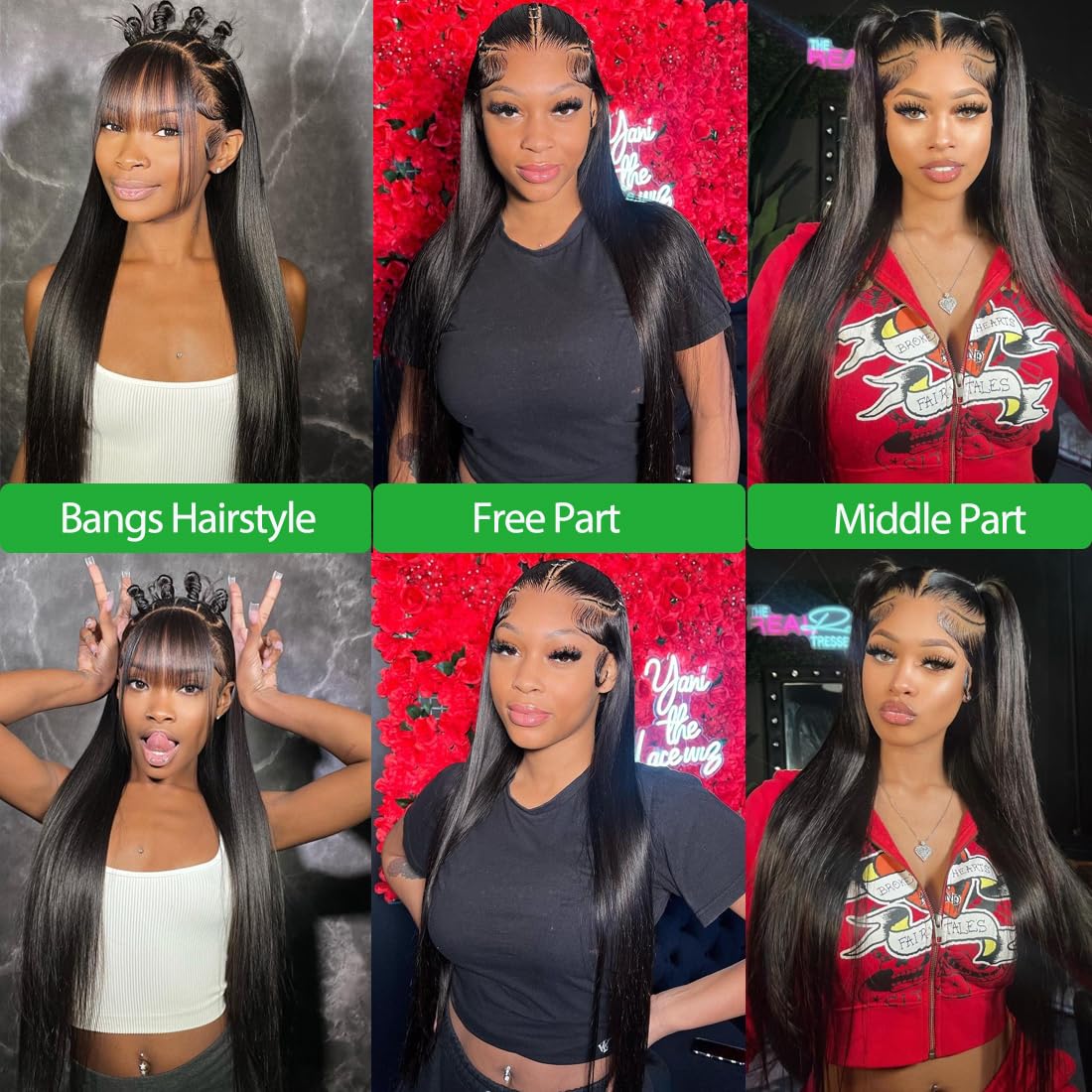 ONETIDE 13x4 Lace Front Wigs Human Hair 24 Inch Straight Lace Frontal Wigs Brazilian Virgin Hair for Women Pre Plucked with Baby Hair 180% Density Natural Color 24 Inch