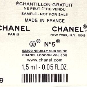 CHANEL No 5 L'EAU EDT Spray Perfume Samples 0.05oz / 1.5ml EACH