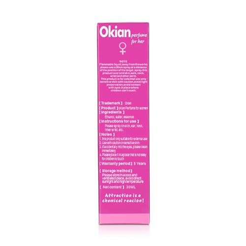 Okian Pheromones Perfume For Women To Attract Men Spray, 30ml Highly Addictive Sweet Fragrance