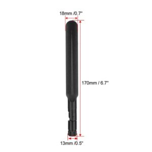 2-Pack 4G LTE Antenna 10dBi SMA Male （inner pin Cellular Antenna for 4G LTE Wireless CPE Router Hotspot Cellular Gateway Industrial IoT Router Trail Camera Game Camera Outdoor Security Camera