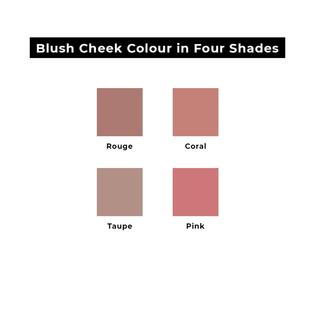 Lamel Pink Blush Cheek Color Mini - Blendable Natural Blush Powder - Enhances & Defines Shapes & Features - Contouring Powder Blush - 4 Universal Shades - № 405 (Pink Blossom) - 3.8g / 0.13 oz