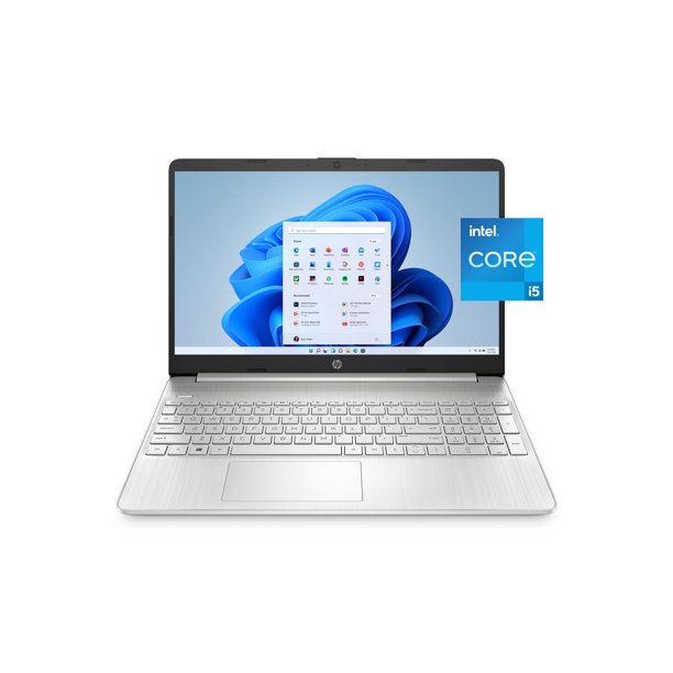 HP 2022 15.6" FHD Micro-Ege Display Laptop PC Intel 11th Gen 4-Core i5-1135G7 36GB DDR4 RAM 1TB NVMe SSD Intel Iris Xe Graphics Webcam HDMI WiFi AC BT USB-C Silver Windows 11 Pro w/RE USB Drive