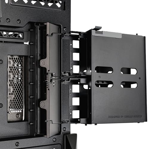 Cooler Master HAF 700 E-ATX High Airflow PC Case, Mesh Front Panel, Dual 200mm Sickleflow Customizable ARG Fans, 1 x USB 3.2 gen 2 Type C, 4 x USB 3.2 gen 1 (3.0) (H700-IGNN-S00)