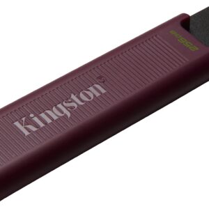 Kingston DataTraveler Max Type-A 256GB High Performance USB Flash Drive USB 3.2 Gen 2 Up to 1000 MB/s Sliding Cap Design DTMAXA/256GB