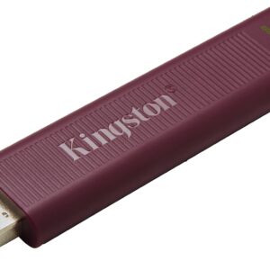 Kingston DataTraveler Max Type-A 256GB High Performance USB Flash Drive USB 3.2 Gen 2 Up to 1000 MB/s Sliding Cap Design DTMAXA/256GB