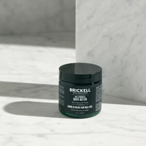 Brickell Men’s Smooth Brushless Shave Routine - Shave Butter & Aftershave - Natural & Organic