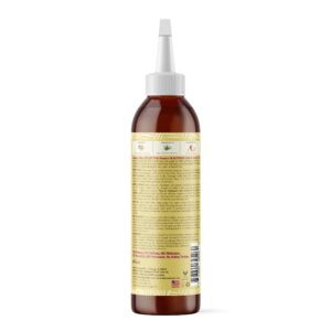 Hawaiian Silky Vegan Sesame Oil Nutrient Pure oil with Saw Palmetto & Macadamia Oil 4 FL OZ - Hydrate, Strengthen & Protect for all Hair Types