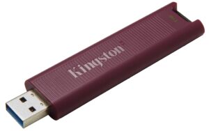 kingston datatraveler max type-a 1tb high performance usb flash drive usb 3.2 gen 2 up to 1000 mb/s sliding cap design dtmaxa/1tb