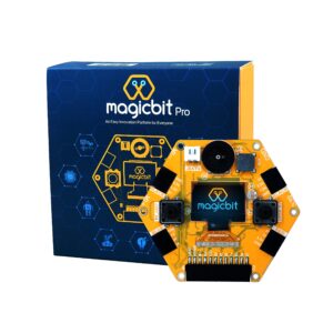 Magicbit Pro - Arduino Compatible STEM Innovation kit for Programming, IoT, Robotics & Electronics + 10 Plug and Play Sensor modules for Applications + ESP32 Powered + Free Learning Content