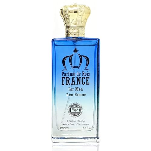 Hybrid & Company Parfume De Reis France for Men Eau De Toilette Natural Spray Masculine Scent, 3.4 Fl Oz