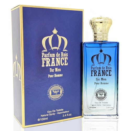 Hybrid & Company Parfume De Reis France for Men Eau De Toilette Natural Spray Masculine Scent, 3.4 Fl Oz