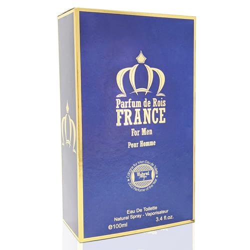 Hybrid & Company Parfume De Reis France for Men Eau De Toilette Natural Spray Masculine Scent, 3.4 Fl Oz