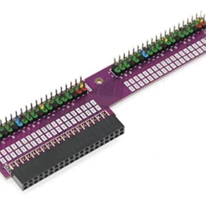 Raspberry Pi 400 GPIO Header Expansion Adapter, with Color-Coded Header,Easy Connect to Your Pi400-Purple