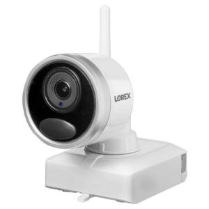 Lorex Technology Lorex LWB4850 1080p HD Wire-Free Security Camera with 2-Cell Power Pack, 65ft Night Vision, Thermo-Sense Motion Detection, White