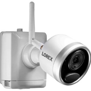 Lorex Technology Lorex LWB4850 1080p HD Wire-Free Security Camera with 2-Cell Power Pack, 65ft Night Vision, Thermo-Sense Motion Detection, White