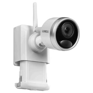 Lorex Technology Lorex LWB4850 1080p HD Wire-Free Security Camera with 2-Cell Power Pack, 65ft Night Vision, Thermo-Sense Motion Detection, White