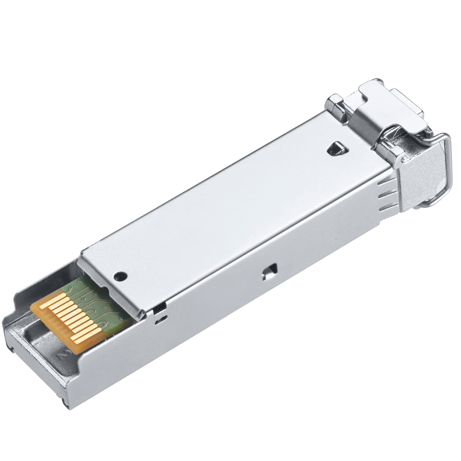 1.25 Gigabit Single Mode LC Duplex Transceiver,1000Base-LX Dual Fiber SFP Module,1310nm SMF, up to 10 km,DDM，Compatible with Cisco, Ubiquiti, Mikrotik,Netgear, Dlink and More (1000M, x2)