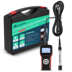 mxmoonfree optical dissolved oxygen meter, 16 ft optical do probe with a storage case