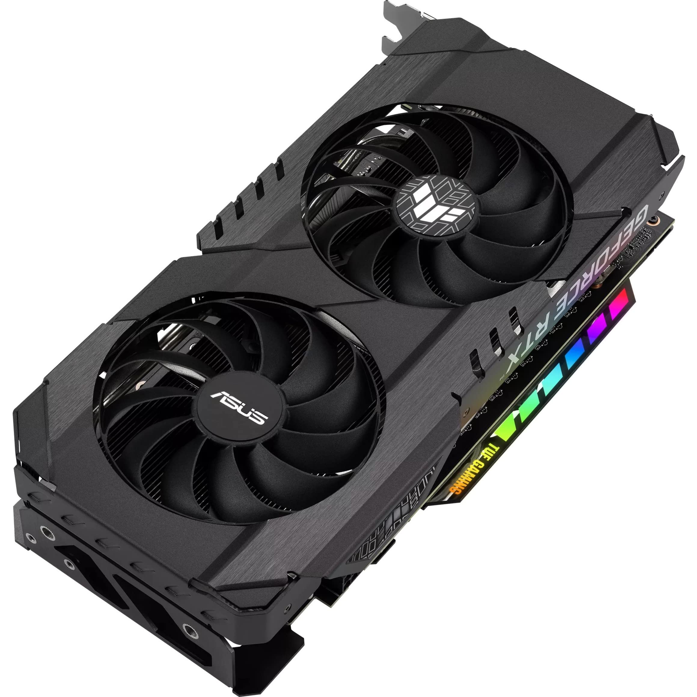 ASUS TUF Gaming GeForce RTX 3050 OC Edition Gaming Graphics Card (PCIe 4.0, 8GB GDDR6, HDMI 2.1, DisplayPort 1.4a, Dual Ball Fan Bearings, All-Aluminum Shroud, 2.8-Slot Design, GPU Tweak II)