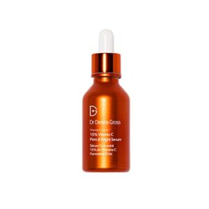 dr dennis gross vitamin c lactic 15% firm & brighten serum: visibly improve signs of aging, 1 oz